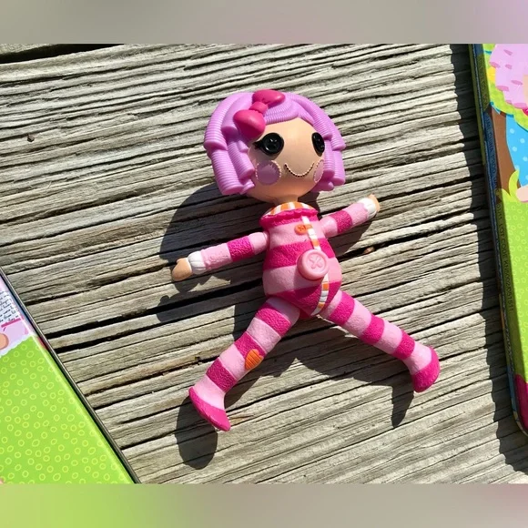 LALALOOPSY Toy Lot Tinies Magnet Dress Up Tin Erasers Silly Singer Toy Tiny Doll - Picture 7 of 16